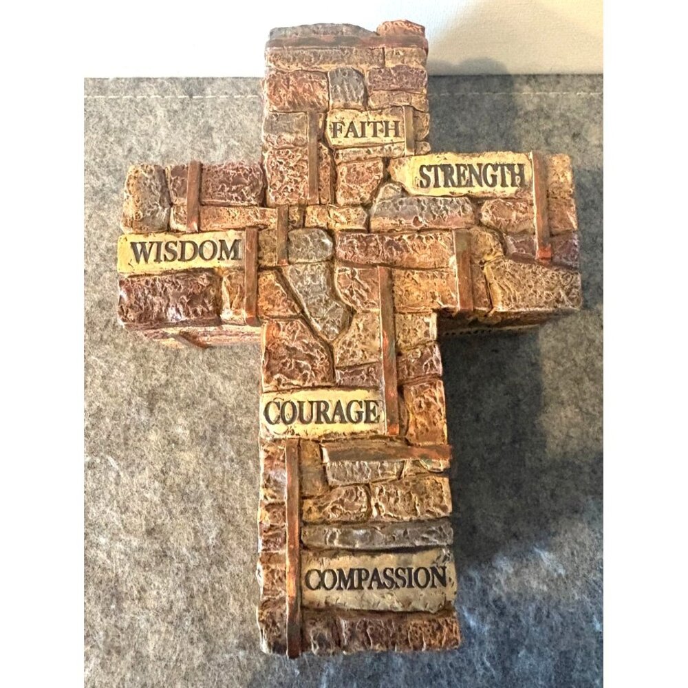 Legacy of Love 2013 Enesco Cornerstone of Faith Cross Box  # 3164
